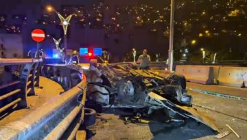 Takla atan araç hurda yığınına döndü. 19 yaşındaki sürücü ağır yaralandı