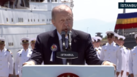 Türkiye tarihinde bir ilk | Cumhurbaşkanı Erdoğan: NATO ve AB üyesi bir ülkeye savaş gemisi ihracı gerçekleşmiştir