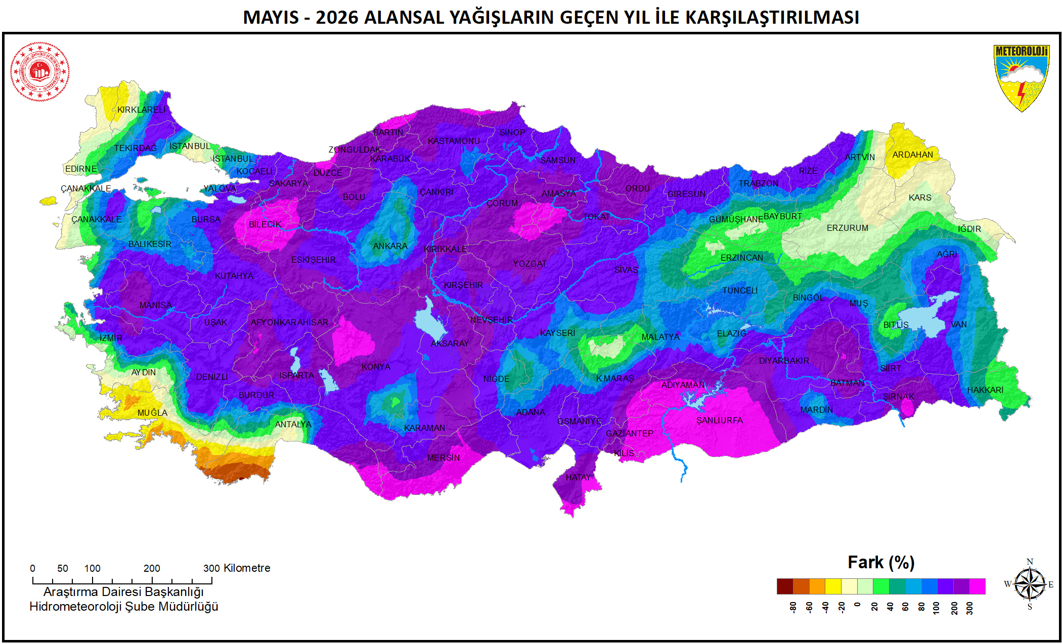 Türkiye’de son 33 yılın rekoru kırıldı. Bu illerde yağış 3 katını aştı