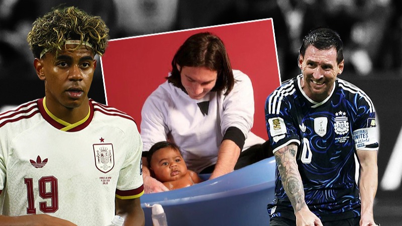 19 yıl önce küvette yıkadığı bebek, Lionel Messi’ye rakip oldu. Lamine Yamal ve o fotoğrafın öyküsü