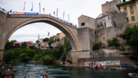 460 yıllık gelenek. Mostar Köprüsü Atlayışları yapıldı
