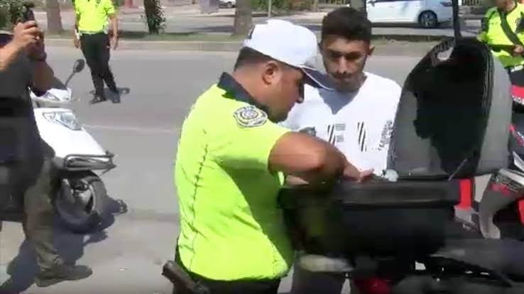 Adana’da motosiklet denetimi: 43 sürücüye 730 bin lira ceza