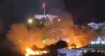 Ankara Kalesi’nde yangın