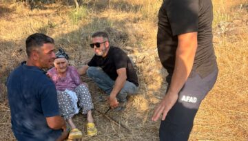 Aydın’da kaybolan yaşlı kadın sağ olarak bulundu
