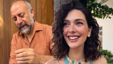 Bergüzar Korel videoya çekti. Halit Ergenç’in bilinmeyen alışkanlığı
