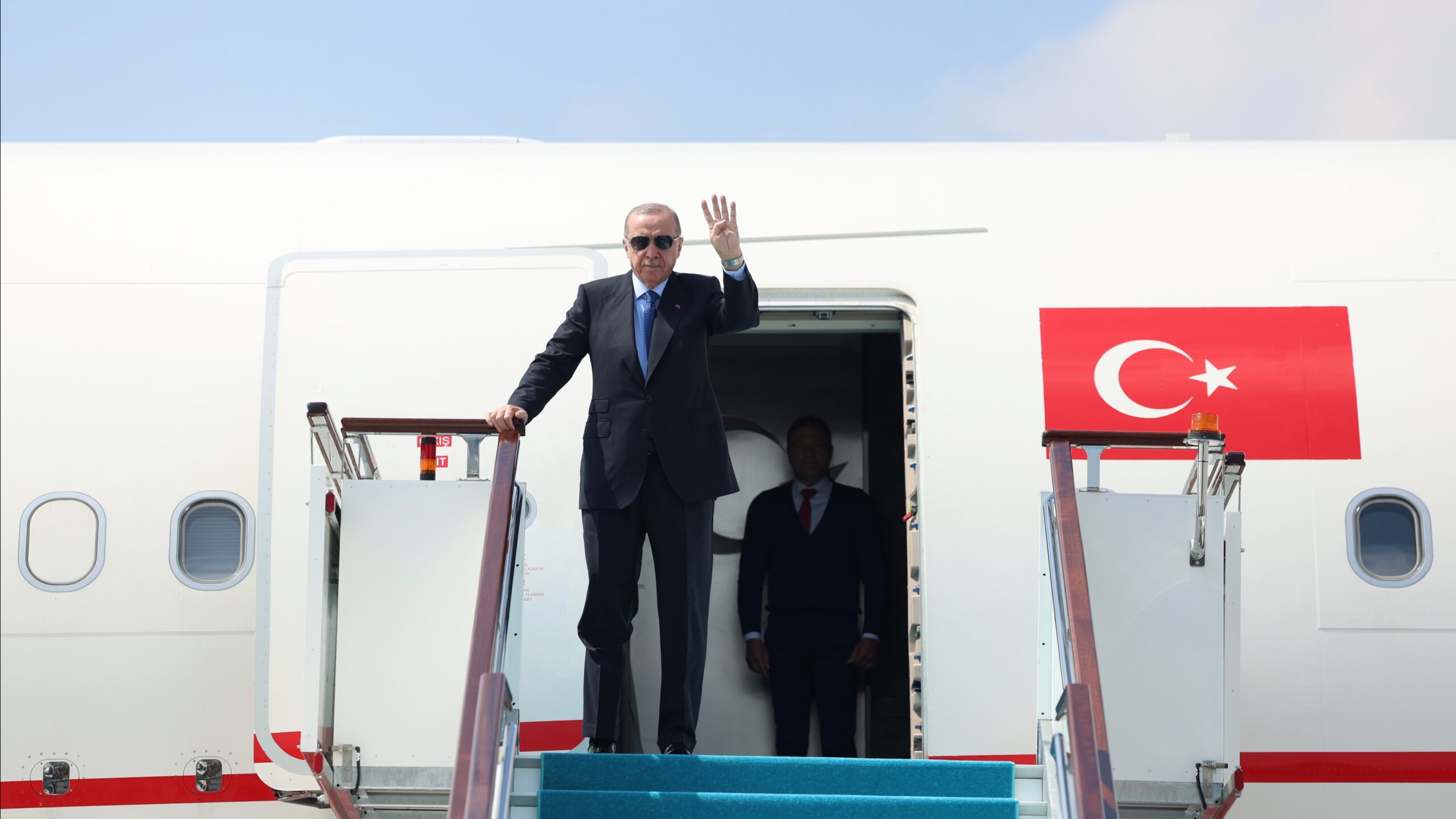 Cumhurbaşkanı Erdoğan, Katar’a gitti