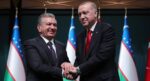 Cumhurbaşkanı Erdoğan, Özbek mevkidaşı Mirziyoyev ile görüştü