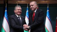 Cumhurbaşkanı Erdoğan, Özbek mevkidaşı Mirziyoyev ile görüştü