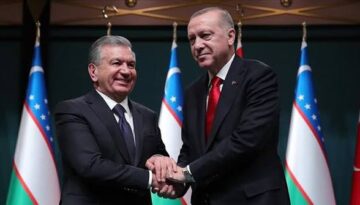 Cumhurbaşkanı Erdoğan, Özbek mevkidaşı Mirziyoyev ile görüştü