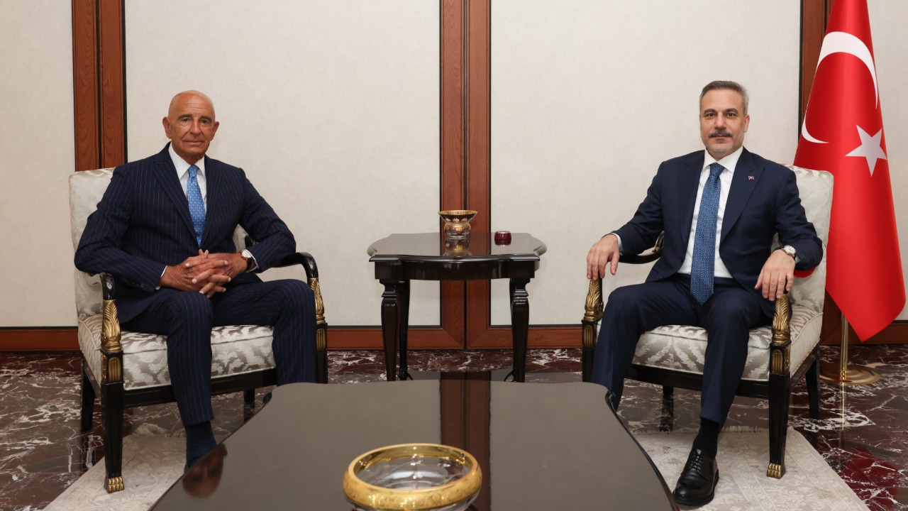 Dışişleri Bakanı Fidan, ABD Büyükelçisi Barrack’ı kabul etti