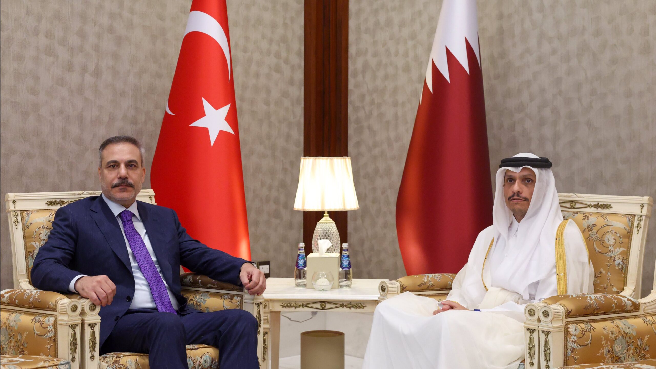 Dışişleri Bakanı Fidan, Katarlı mevkidaşı ile bir araya geldi