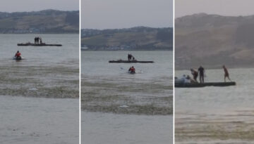 Fırtınada korku dolu an. Balıkçıları izindeki itfaiye amiri kurtardı