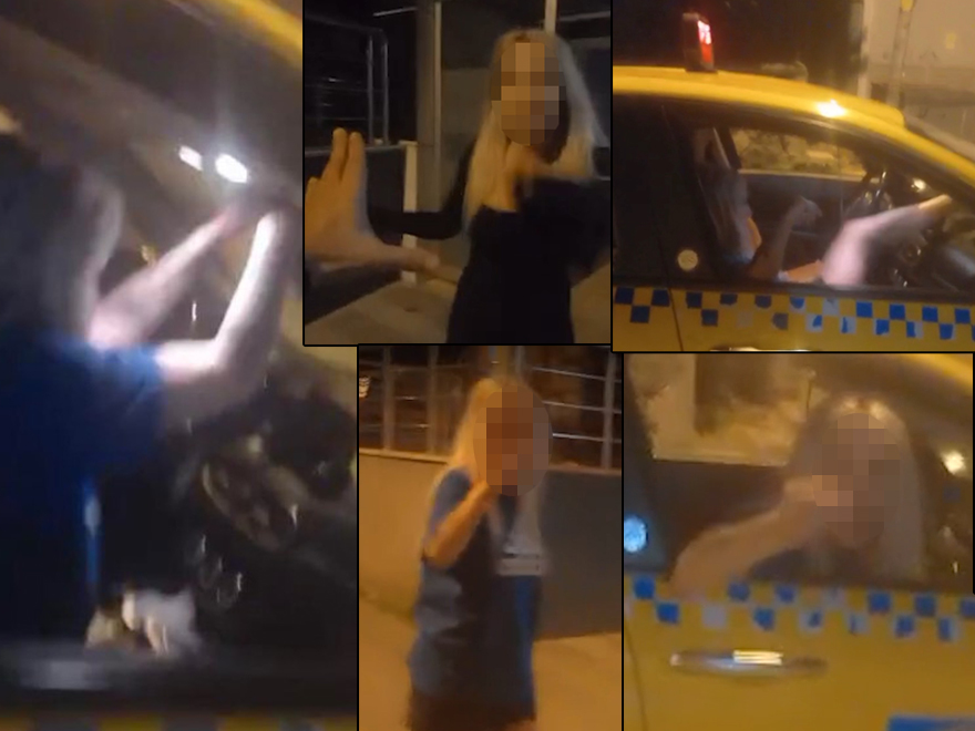 Gündüz sinema oyuncusu gece taksici. Müşteri saldırdı, zor anlar yaşadı