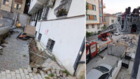 İstanbul’da binanın bahçesinde çökme: 29 kişi mahsur kaldı