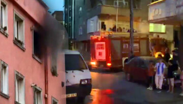 İstanbul’da dehşet: Havalandırma boşluğundan girdi, eşinin evini ateşe verdi