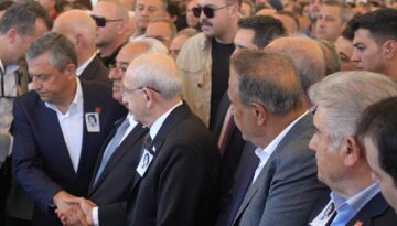 Kılıçdaroğlu ve Özel cenazede yan yana
