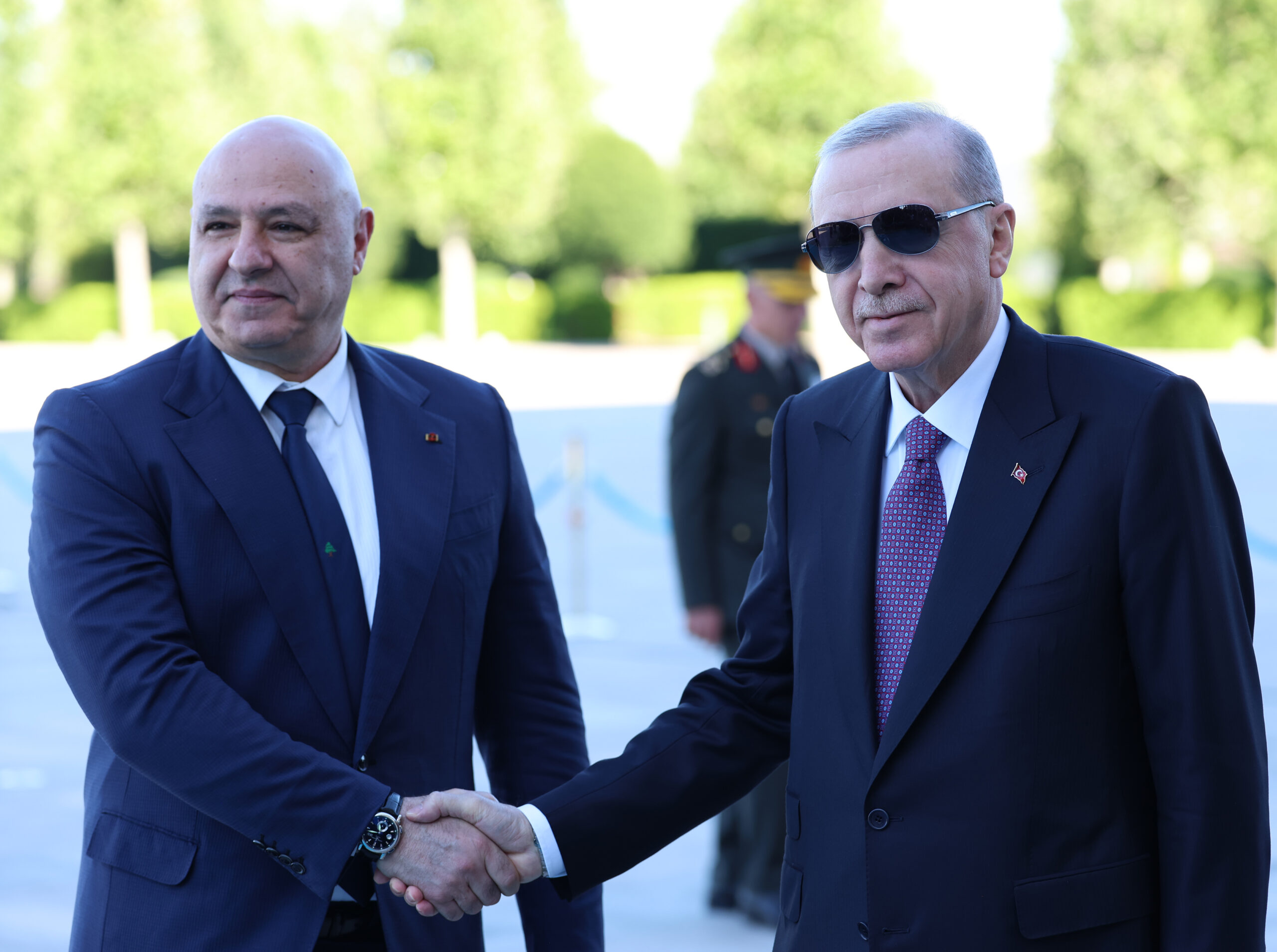 Lübnan Cumhurbaşkanı Ankara’da. Erdoğan: İsrail insanlık suçu işiyor