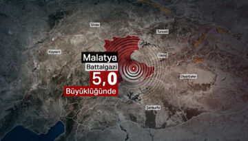 Malatya’da 5 büyüklüğünde deprem