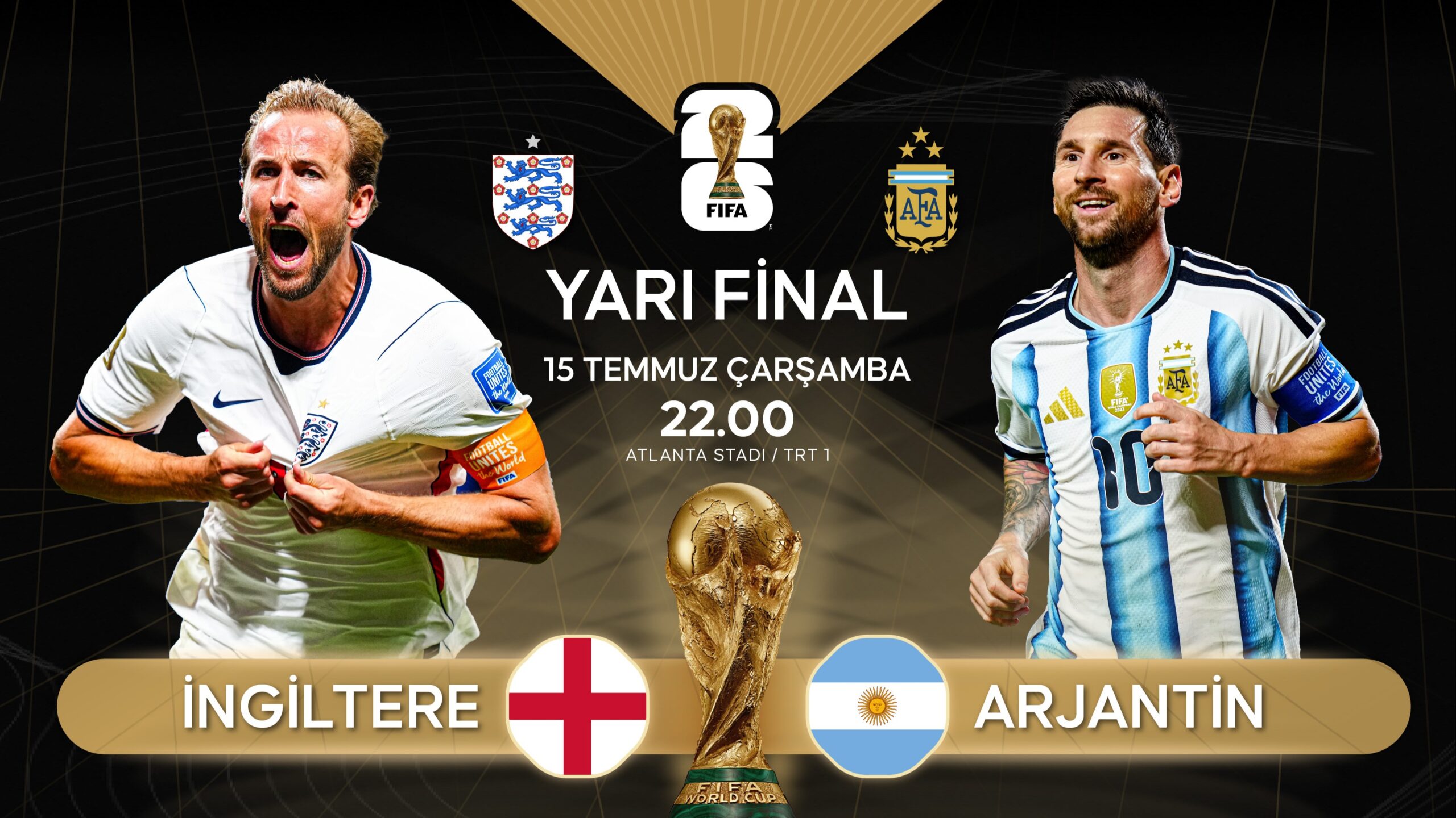 Messi mi, Kane mi? İngiltere ve Arjantin yarı finalde karşı karşıya