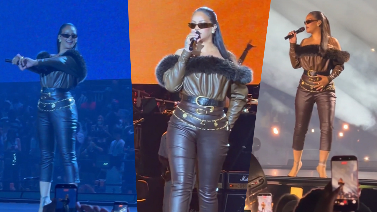 Rihanna uzun bir aradan sonra sahnelere döndü. “Biraz paslanmışım değil mi?