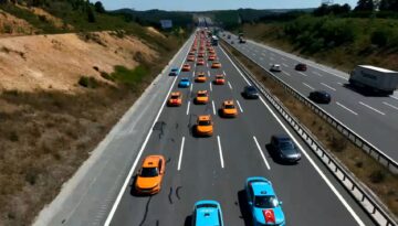 Taksicilerden 15 Temmuz konvoyu