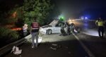 TIR otoyolda arızalanan otomobile çarptı. 1 çocuk öldü, 3 kişi yaralandı