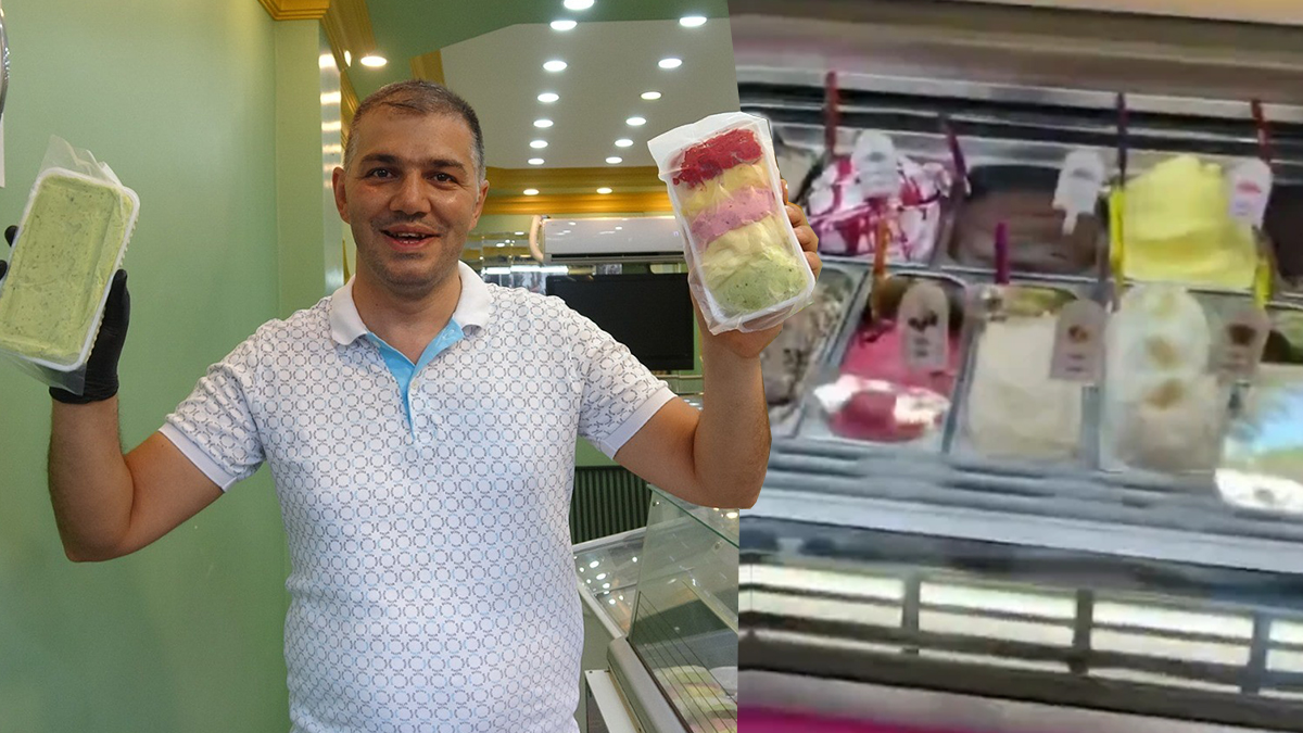 Topu 400 liraya satılan dondurmaya tepkiler bitmiyor. “Altın suyu koysa da olmaz”