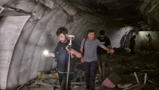 Zonguldak’ta bina yıkılınca gizli giriş ortaya çıktı, İkinci Dünya Savaşı’ndan kalma