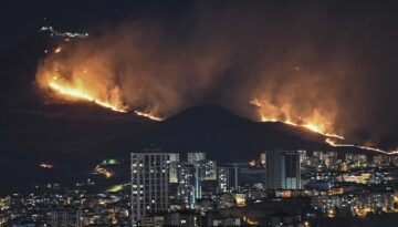 Ankara’da ağaçlık alanda yangın. Bir kişi gözaltına alındı