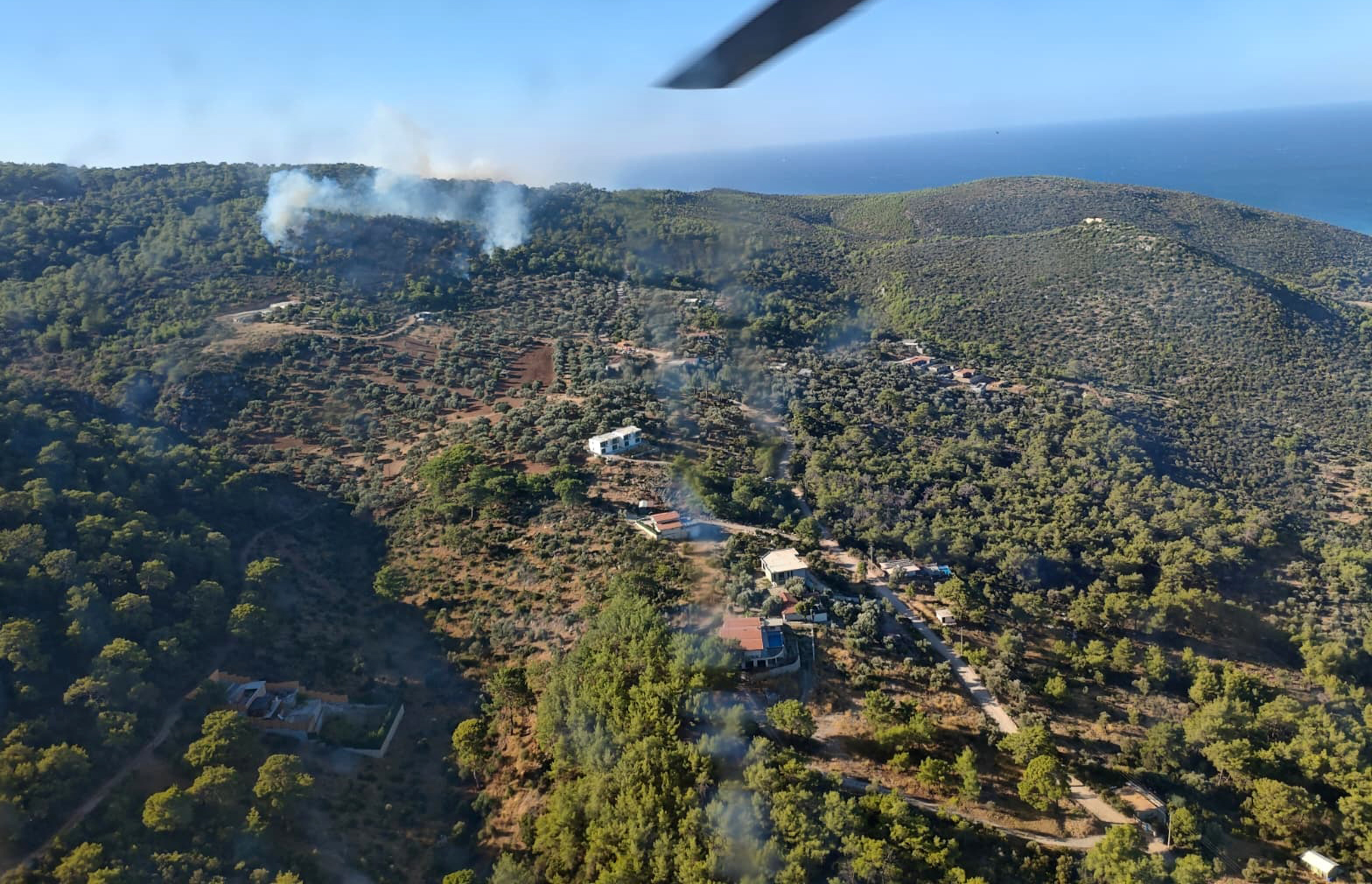 Antalya Kaş’ta orman yangını: Çok sayıda ekip sevk edildi