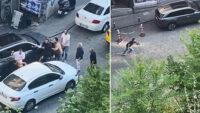 Beyoğlu’nda çıplak adam paniği. Motosikletin önüne atladı, döve döve gönderdiler