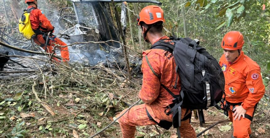 Brezilya’da helikopter düştü, 4 kişi öldü