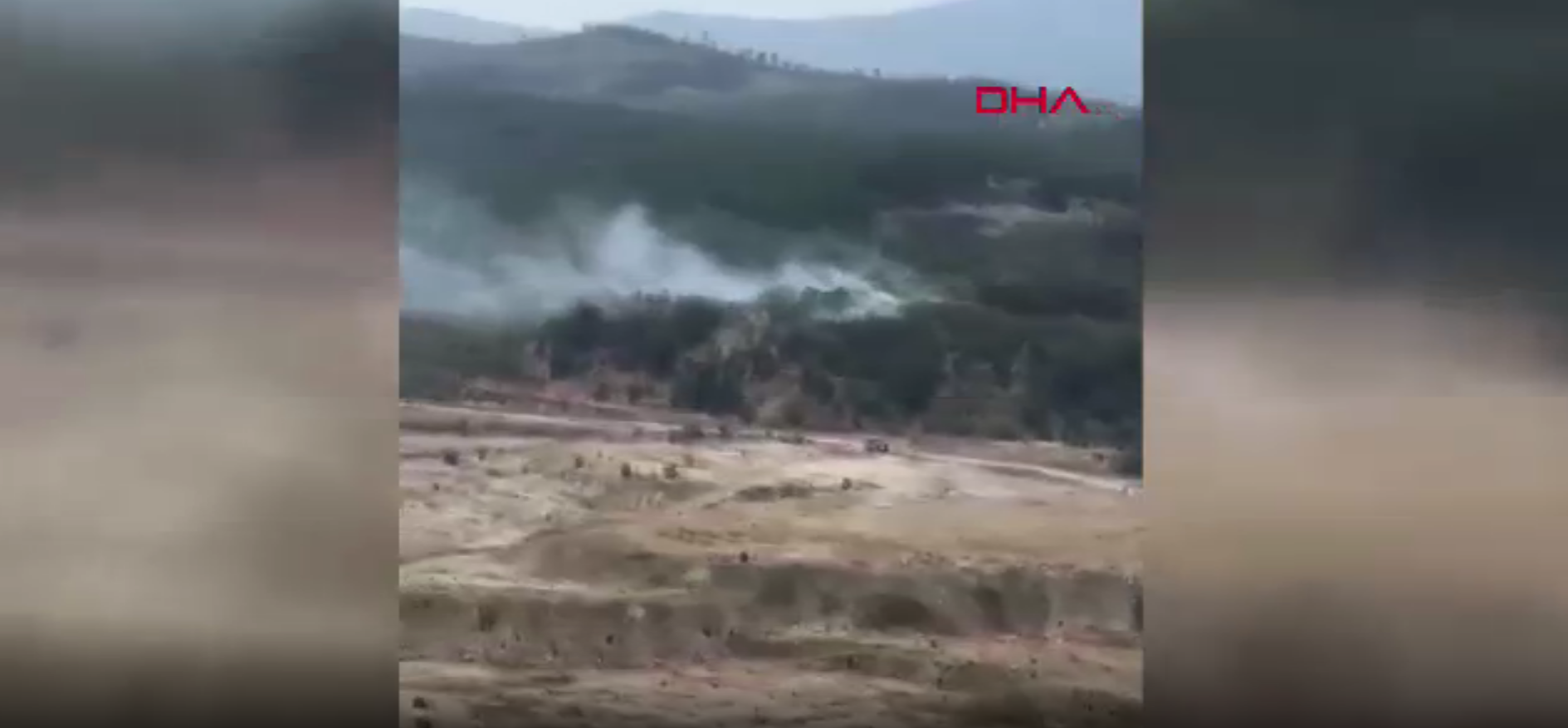 Bursa’da orman yangını çıktı. Ekipler müdahale ediyor