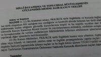 Çerçeve yasa için ilk onay. Komisyondan geçen süreç yasasında hangi maddeler var?