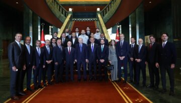 Cumhurbaşkanı Erdoğan Süper Lig’in yeni ekiplerini kabul etti