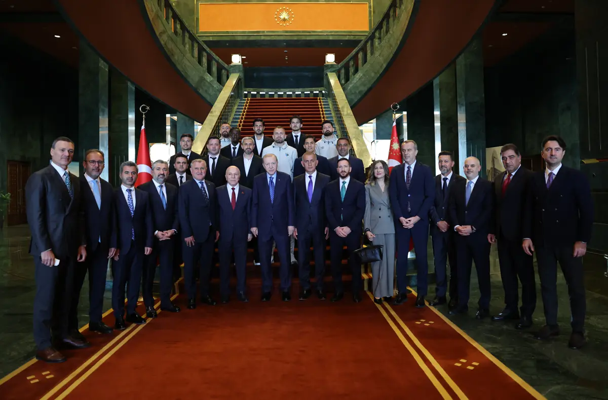 Cumhurbaşkanı Erdoğan Süper Lig’in yeni ekiplerini kabul etti
