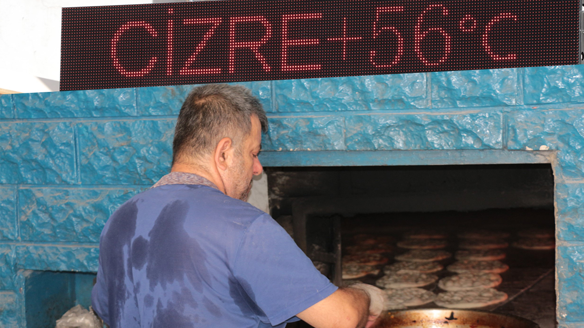 Dışarısı 55, içerisi 80 derece. Serinlemek için bunları yapıyorlar