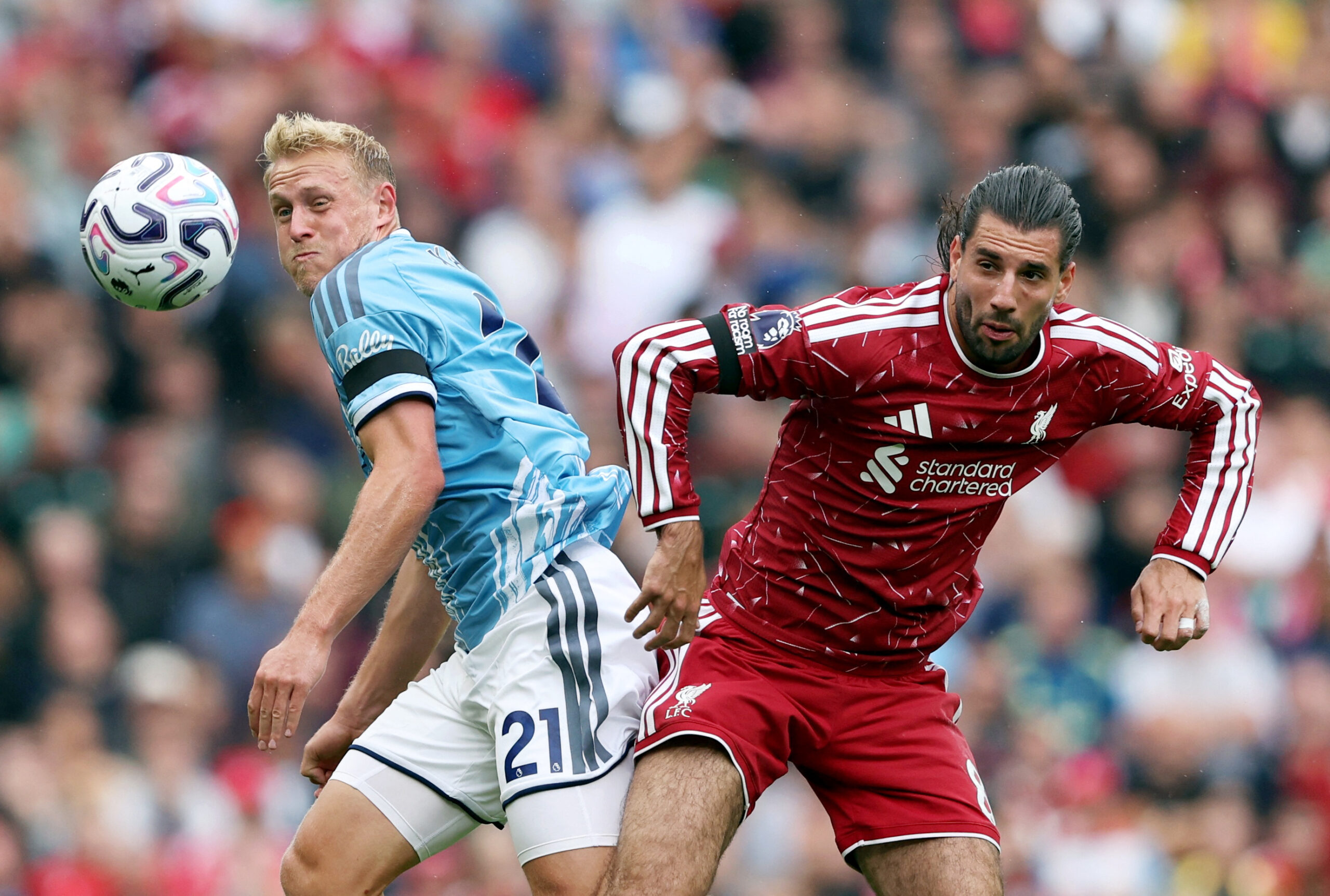 Fenerbahçe’nin rakibi Liverpool kazanamıyor. Nottingham’a karşı 1 puan son anda geldi
