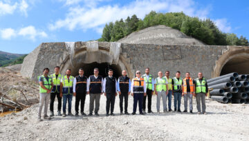 Geminbeli Tüneli’nin kış gelmeden hizmete açılması planlanıyor