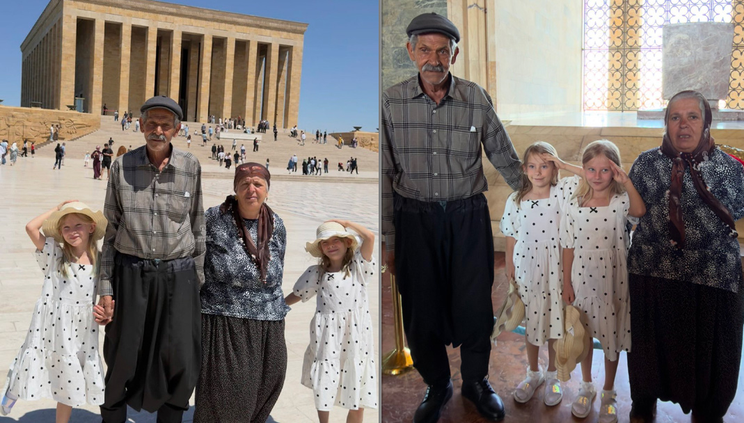 İkizleriyle ziyareti gündem olmuştu. 71 yaşındaki baba anlattı. “Kızım Anıtkabir’i görünce bir saat ağladı”