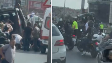 İstanbul’da E-5’te kaza. İki şerit kapandı, trafik duruyor