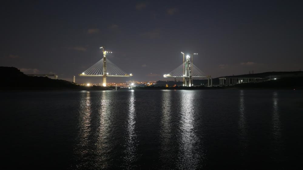 İstanbul’un en yüksek ikinci köprüsü bitmek üzere