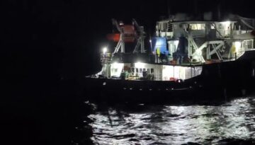 Kastamonu’da gemi su aldı. 13 kişi tahliye edildi