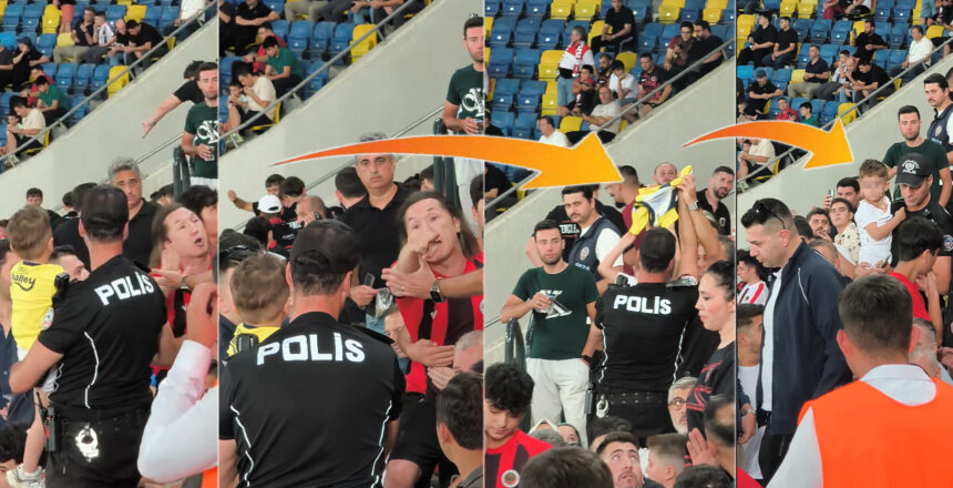 Minik taraftarın formasını çıkarttırdı. Tribün zorbasına gözaltı kararı