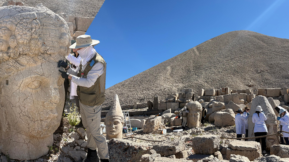 Nemrut’un dev heykellerine 5 yıllık koruma kalkanı