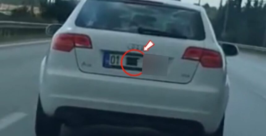 Otoyolda plaka gizleyerek seyreden araca 140 bin TL ceza