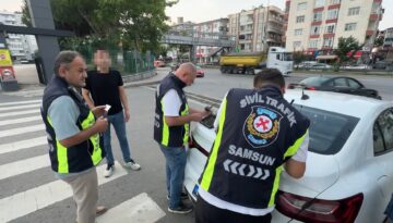 Samsun’da ‘korsan taksi’ denetimi: 3 sürücüye 300 bin TL ceza