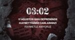 TBMM Başkanı Kurtulmuş, Marmara Depremi’nde hayatını kaybedenleri andı