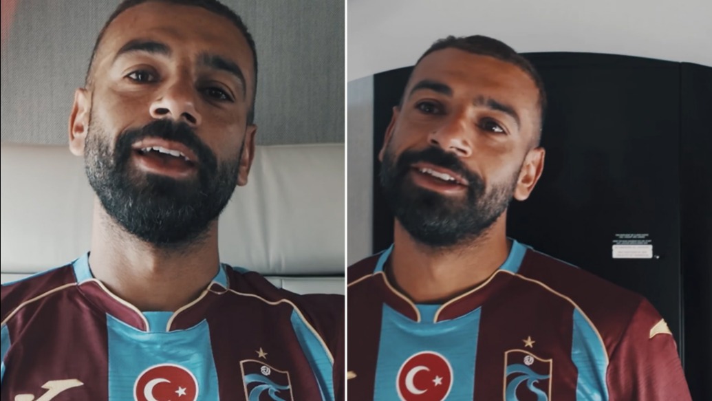Trabzonspor formasıyla ilk pozunu verdi. Mohamed Salah’tan taraftara mesaj