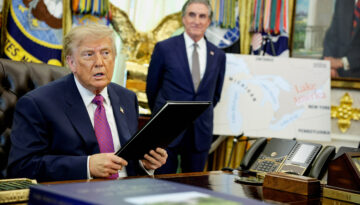 Trump Ontario Gölü’nü Amerika Gölü yaptı